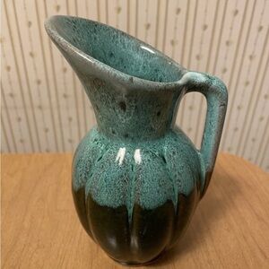 Elegant Green Ceramic Pitcher